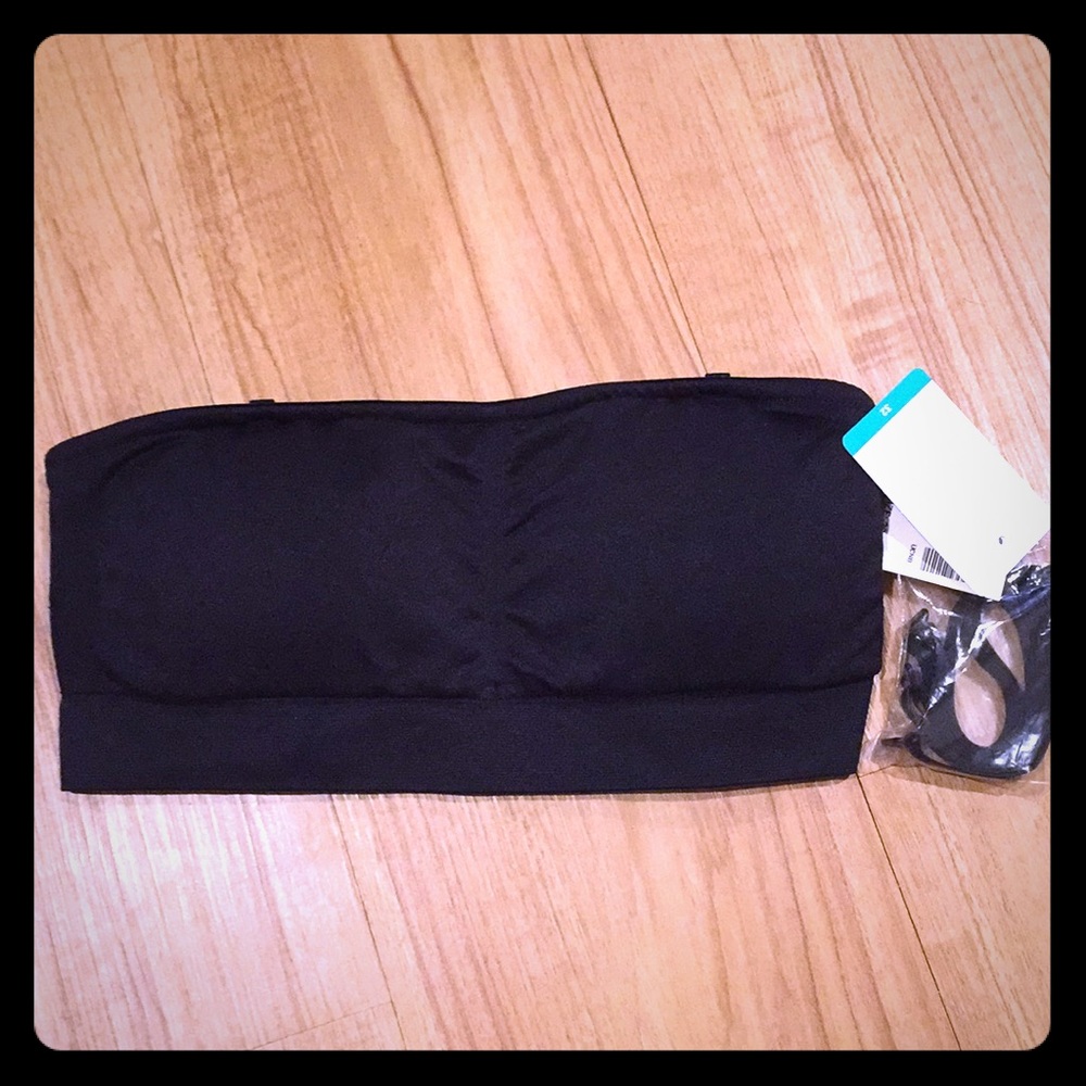Justice Black Bandeau Bra